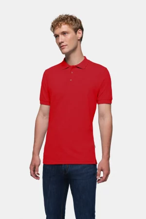 NO. 810 – HAKRO Polo Shirt Classic - 002 rot