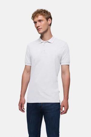 NO. 810 – HAKRO Polo Shirt Classic - 024 ash meliert