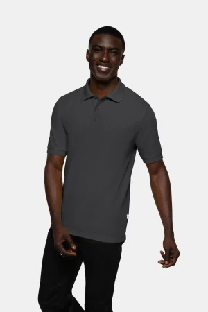 NO. 816 – HAKRO Poloshirt MIKRALINAR® - 064 karbongrau