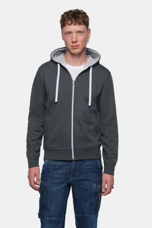 NO. 455 – HAKRO Kapuzenjacke Bonded ECO - 028 anthrazit
