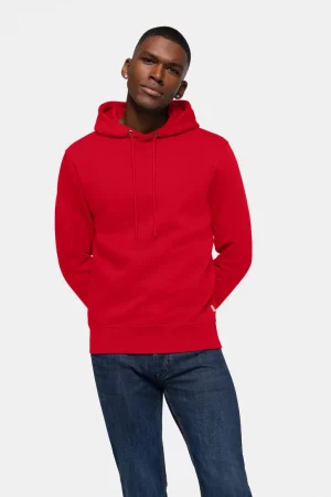 NO. 560 – HAKRO Kapuzen-Sweatshirt Bio-Baumwolle - 002 rot