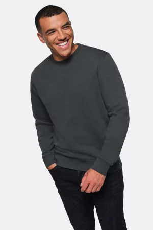 NO. 570 – HAKRO Sweatshirt Bio-Baumwolle - 064 karbongrau