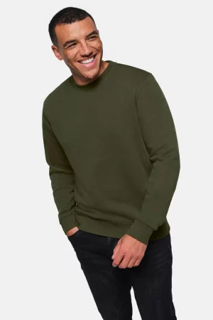 NO. 570 – HAKRO Sweatshirt Bio-Baumwolle - 065 olive