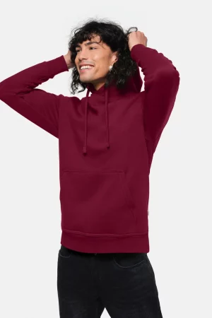 NO. 601 – HAKRO Kapuzen-Sweatshirt Premium - 017 weinrot